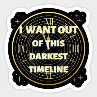 darkest timeline Sticker